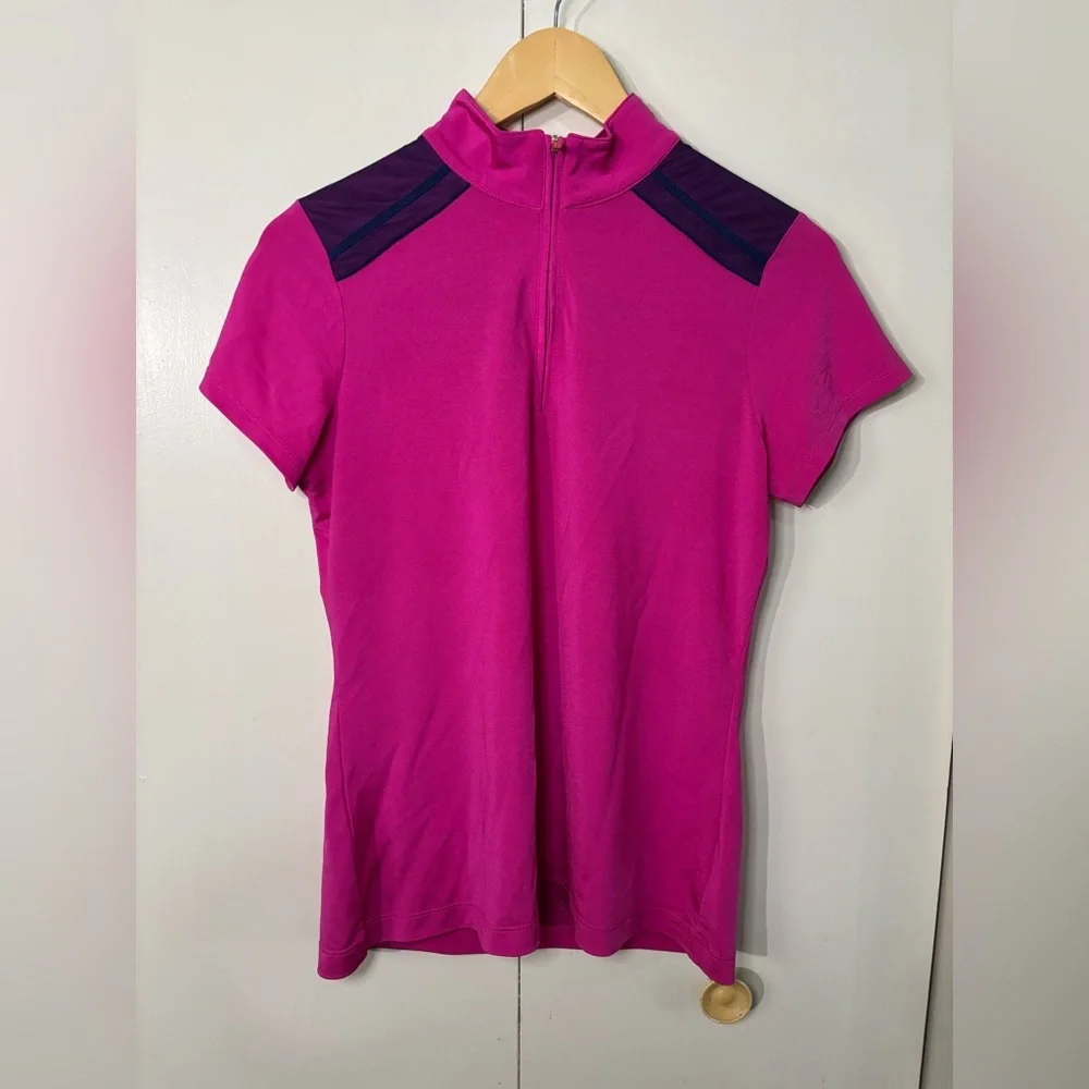 EP Golf Pink Short Sleeve Women's Top - Picture 3 of 4